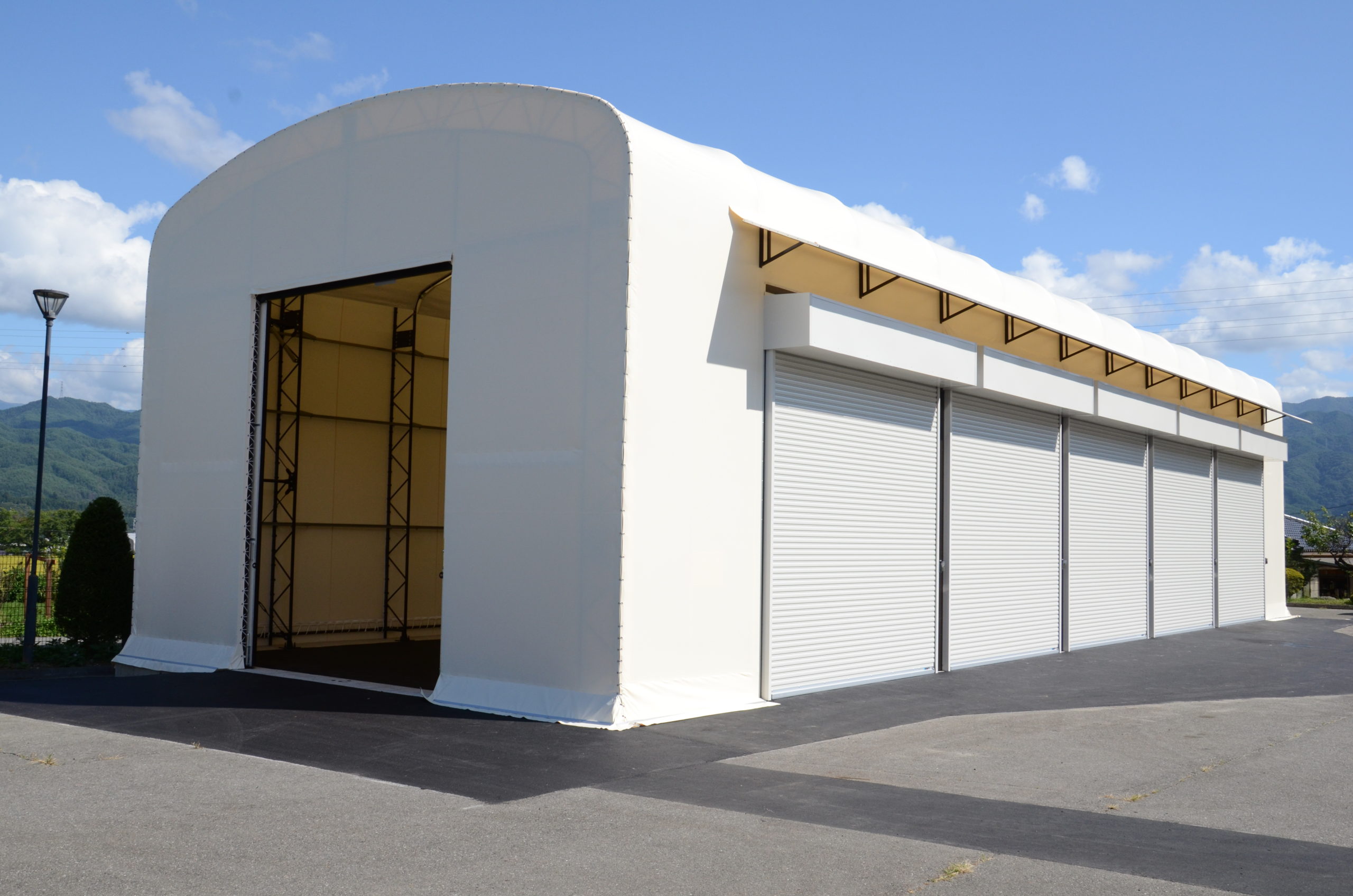 太陽工業株式会社_樹脂製品保管倉庫の施工事例