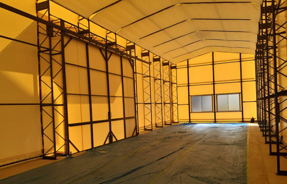 株式会社ハシマシート工業のテント倉庫_事例